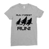 run forest run Ladies Fitted T-Shirt