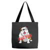 bad dog Tote Bags