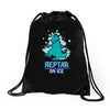 reptar on ice Drawstring Bags
