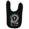 the girl and the dragon Baby Bibs
