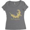 for together Women's Triblend Scoop T-shirt