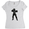 moster black had Women's Triblend Scoop T-shirt