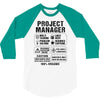Project Manager 3/4 Sleeve Shirt