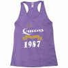 queens are born in 1987 Racerback Tank