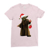 yoda christmas Ladies Fitted T-Shirt