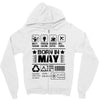 Born In May Zipper Hoodie