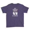 All i Need is Love A Camera Youth Tee