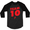 team 10 red 3/4 Sleeve Shirt