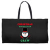 christmas baking team crew snowman Weekender Totes