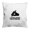 i have my own font Throw Pillow