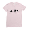 golf evolotions Ladies Fitted T-Shirt