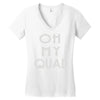 oh my quad Women's V-Neck T-Shirt