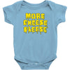 more cheese please Baby Bodysuit