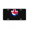mod union jack, ideal gift, birthday present License Plate