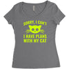 sorry i cant Women's Triblend Scoop T-shirt