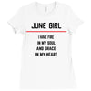 June Girl Ladies Fitted T-Shirt