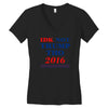 idk not trump though 2016 Women's V-Neck T-Shirt