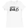 american dad black Ladies Fitted T-Shirt