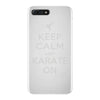 keep calm and karate on iPhone 7 Plus Case
