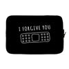 I Forgive You Laptop sleeve