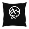bc mountains british col Throw Pillow
