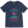 Thyroid Cancer Warrior V-Neck Tee