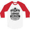 Made In 1942 And Still Awesome 3/4 Sleeve Shirt