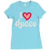i love rocco Ladies Fitted T-Shirt