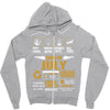 Born July Multitasking Problem Solving Tees Zipper Hoodie