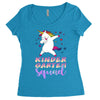 kindergarten squad Women's Triblend Scoop T-shirt