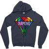 Diamond Zipper Hoodie