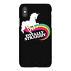 totally straight funny rainbow unicorn gay pride novelty fashion iPhoneX Case