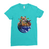 world animal Ladies Fitted T-Shirt
