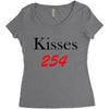 kisses Women's Triblend Scoop T-shirt