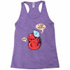 virus loves you this much Racerback Tank
