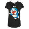 Doraemon Maternity Scoop Neck T-shirt