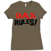 dax rules! Ladies Fitted T-Shirt