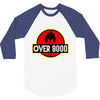 Over 9000 DBZ Vegeta 3/4 Sleeve Shirt