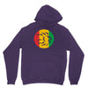 rasta lion head reggae dub step music dance Unisex Hoodie