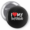 i love my boyfriend Pin-back button