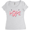 breast cancer hope Women's Triblend Scoop T-shirt