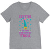 birthday troll sister V-Neck Tee