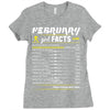 February Girl Facts Aquarius Ladies Fitted T-Shirt