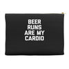 beer run cardio Accessory Pouches
