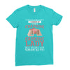camping lady Ladies Fitted T-Shirt