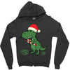 christmas dinosaur Zipper Hoodie