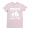 camping Ladies Fitted T-Shirt