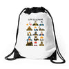life is a game Drawstring Bags