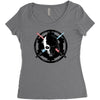death side Women's Triblend Scoop T-shirt