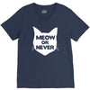 meow or never V-Neck Tee